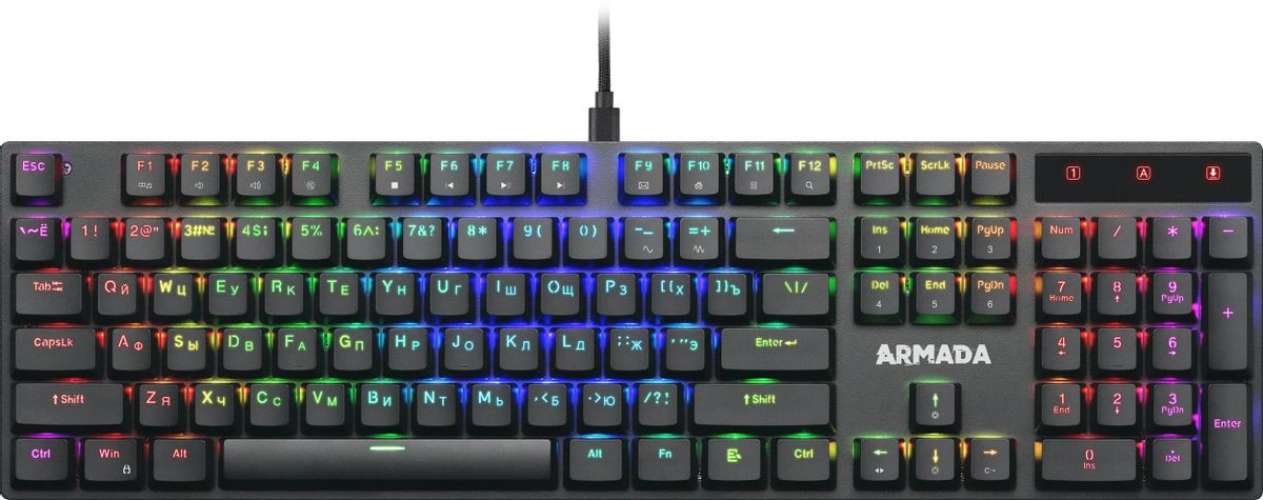 Клавиатура Defender Armada GK-004,  USB, черный [45004]
